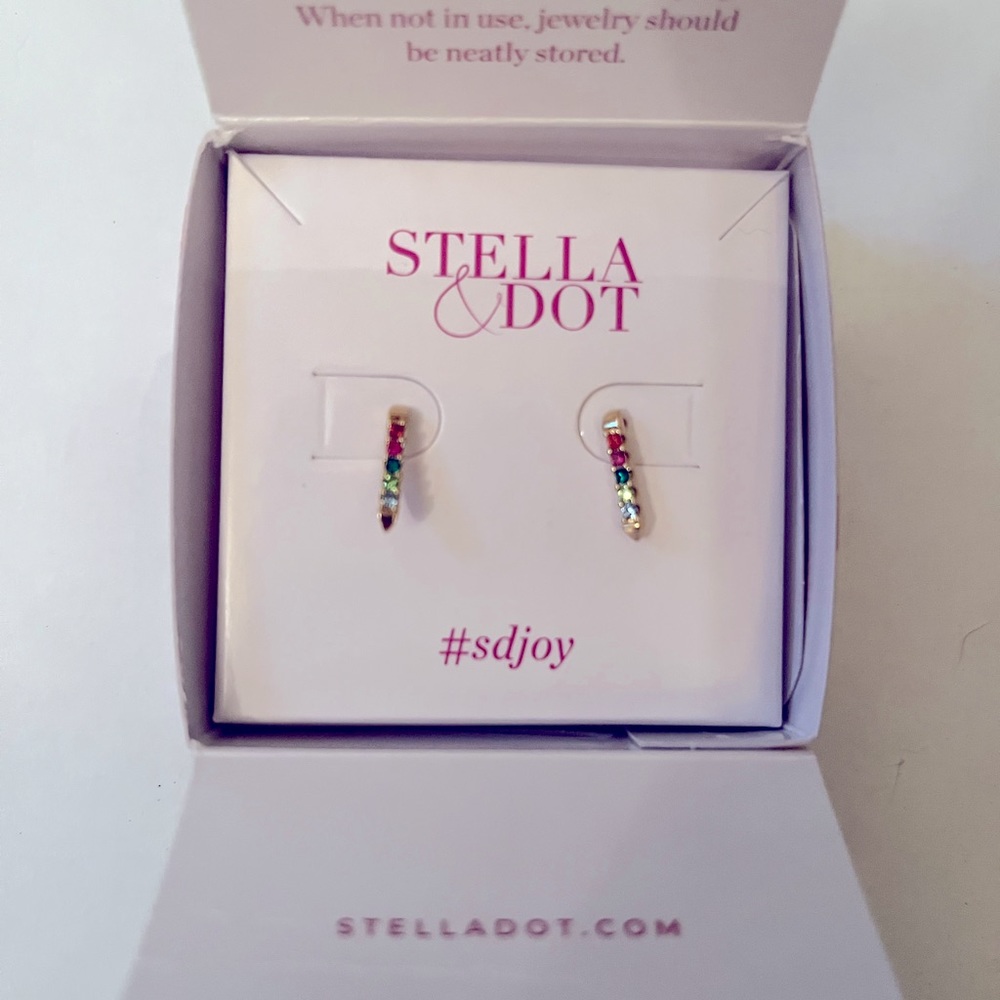 Stella and Dit Rainbow Rebel earrings